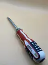 Double headed USA coloured screwdriver