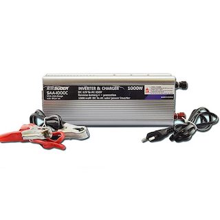 Suoer SAA-1000C Power Inverter – 12V DC to 220V AC, 1000W, Modified Sine Wave, Built-in 10A Charger