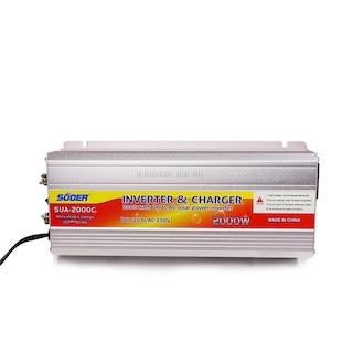 SUA-2000C 2000W 12V 220V New Power Inverter with Charger