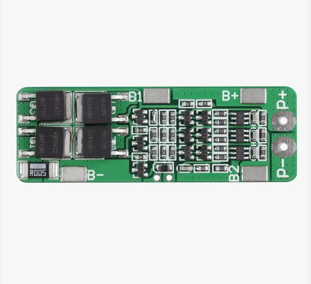 3S 12V Li-ion Battery Protection Board – 15A, Without Balance, for 18650 Packs