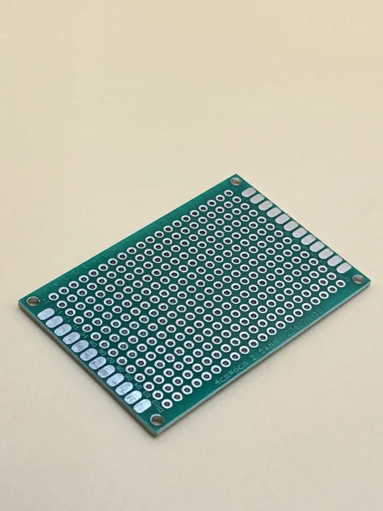 4cmx6cm double sided fiberglass PCB veroboard/stripboard