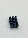 Rapsberry pi anodized black heat sink