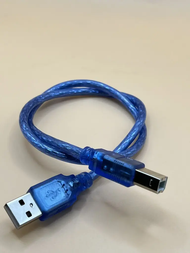 50cm UNO USB Cable – Type-A to Type-B for Arduino UNO/R3 Boards