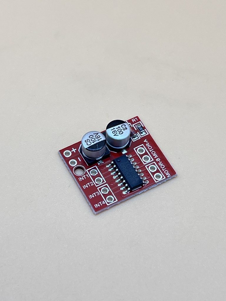 Mini L298N 2 way DC motor driver board