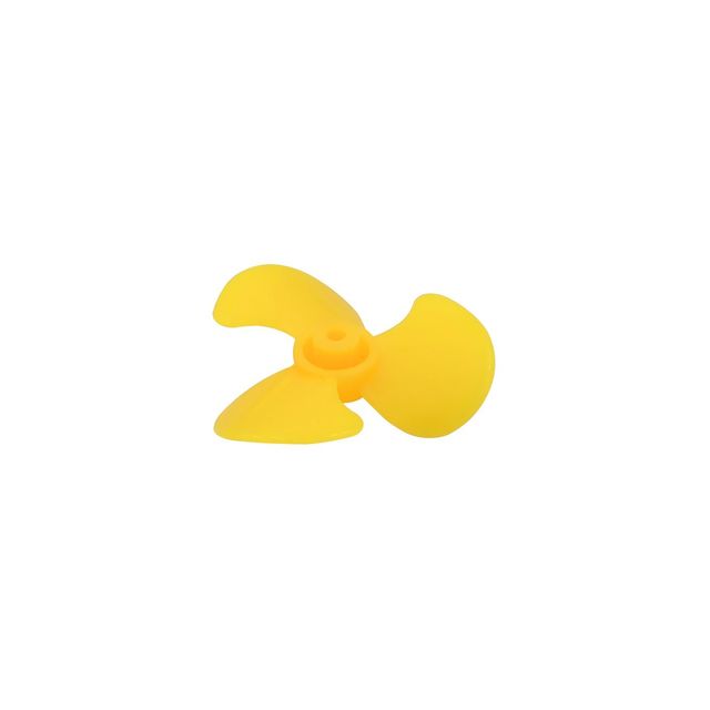 3 blade 2mm hole 50mm yellow fan