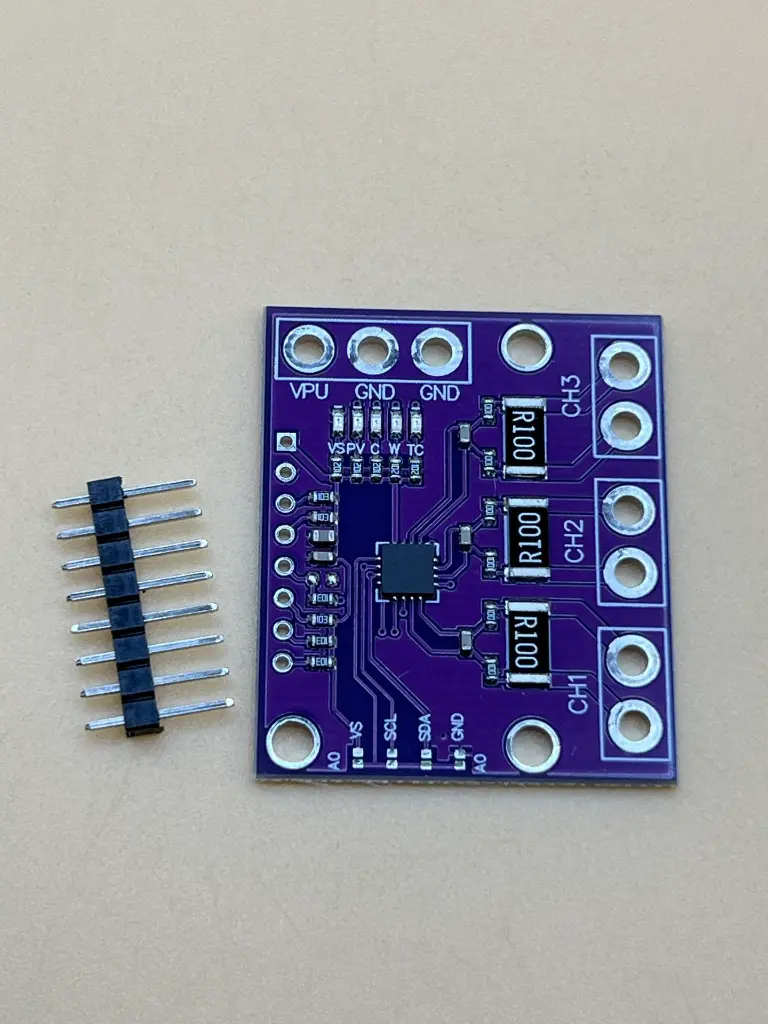 MCU-3221 INA3221 Power Monitor board