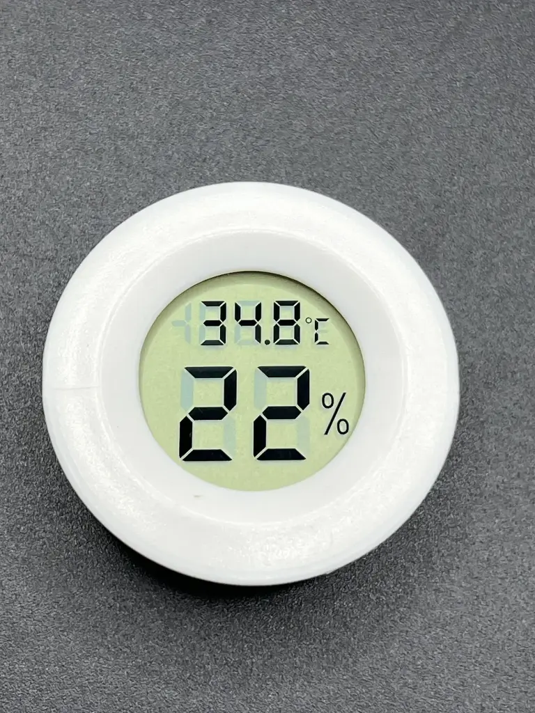 Round Temperature and Humidity display sensor