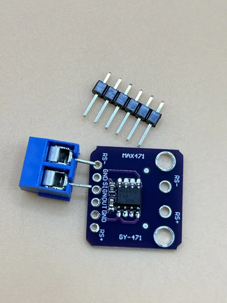 MAX471 3A High-Side Current Sensor Module