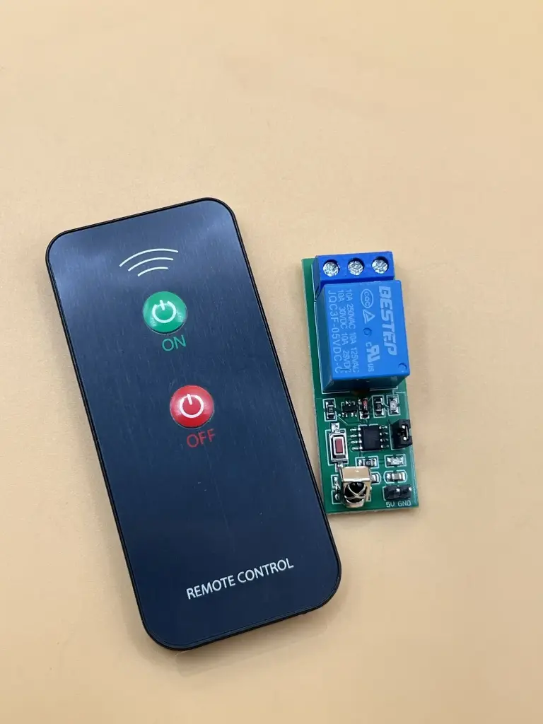 Infrared remote control with switching module