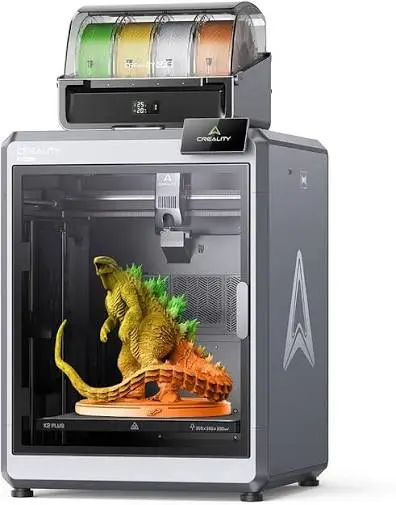 Creality K2 Plus Combo 3D Printer – 350mm³ Build Volume, CFS Multi-Color System, 600mm/s Print Speed, Active Heated Chamber