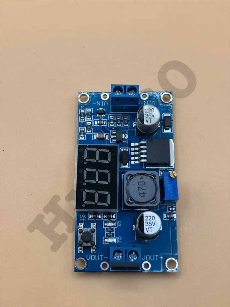 Lm2596 with voltmeter display