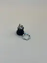 DC power socket with nut DC-022