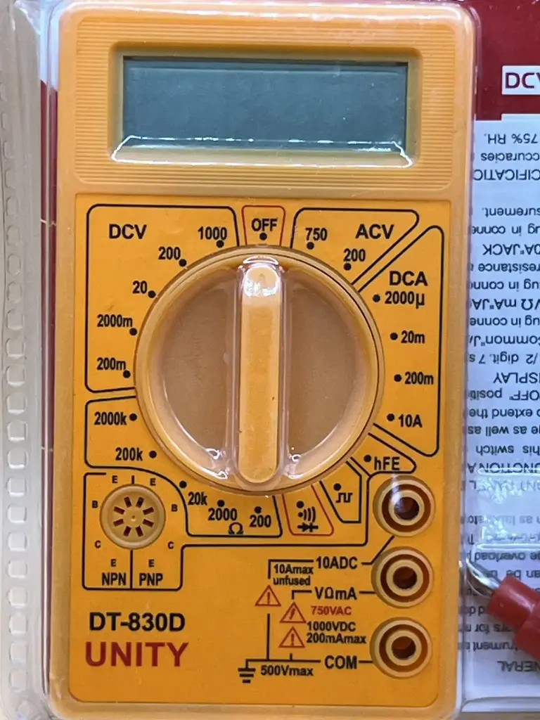 DT830D multimeter