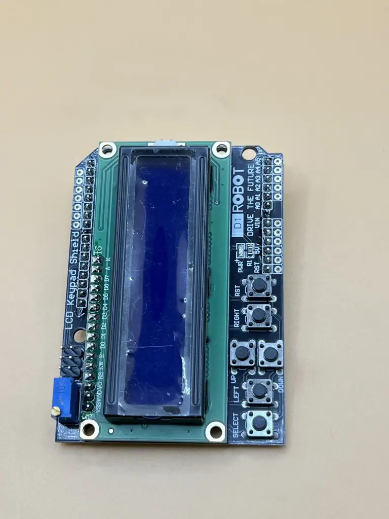LCD keypad shield