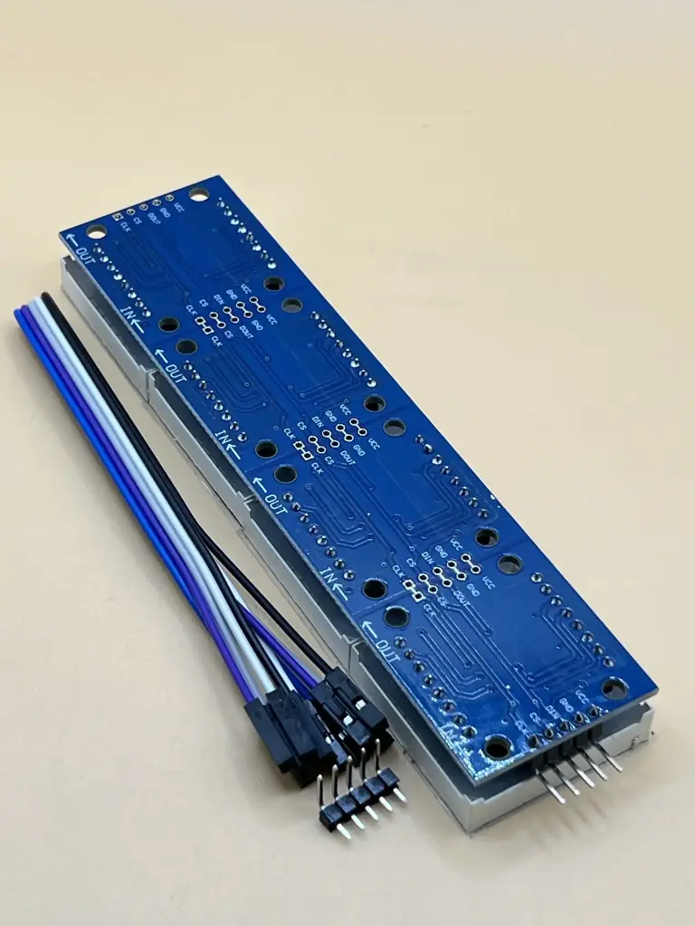 Max7219 4 in 1 dot matrix module