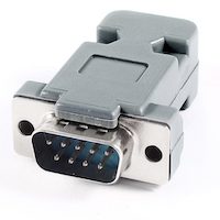 Male DB9 RS232 with Casing