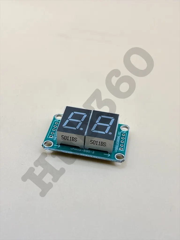 74HC595 2 digit 0.5inch seven segment display module