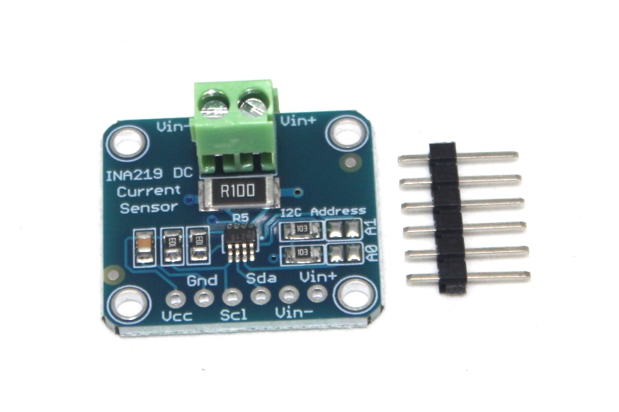 MCU-219 INA219 Zero drift bidirectional current/power monitoring sensor module