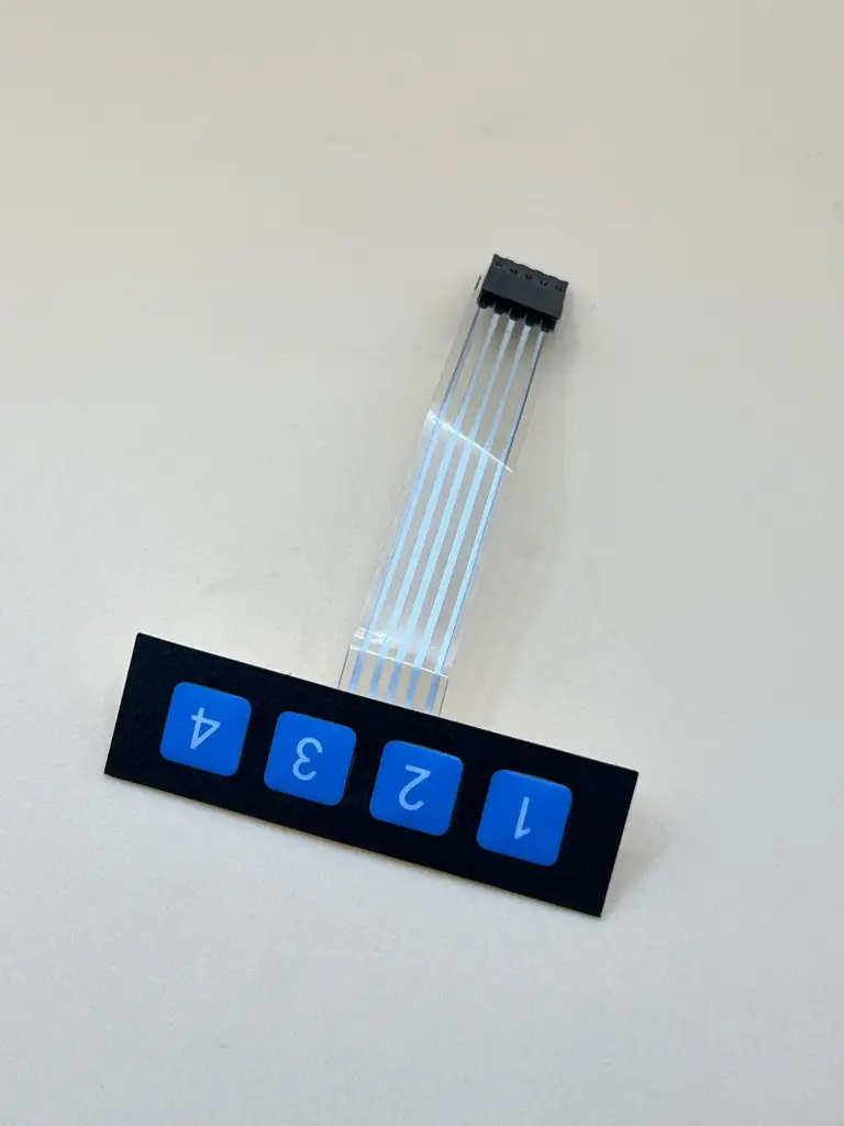 1X4 membrane matrix keypad