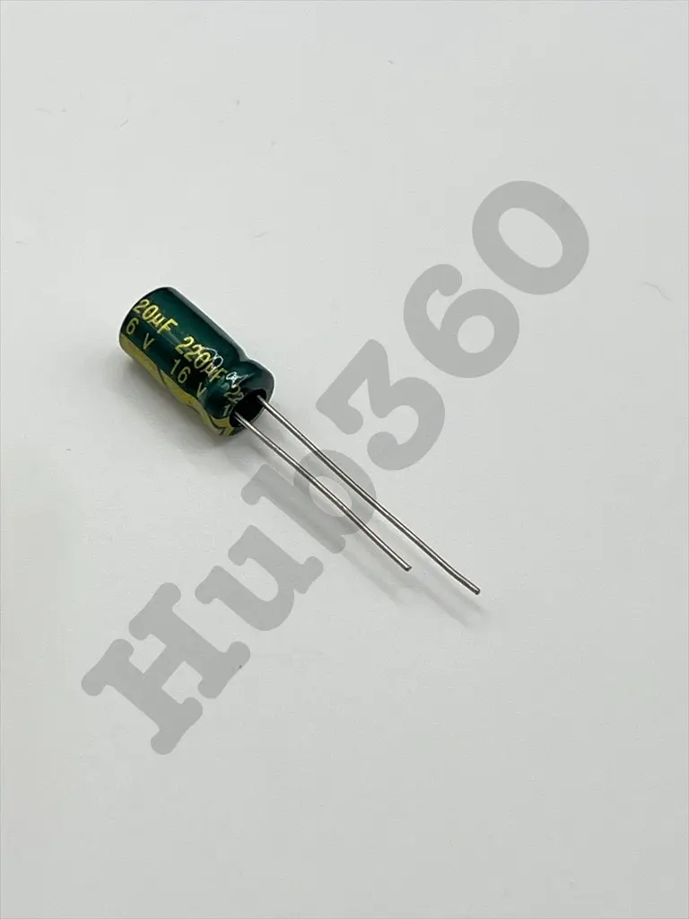 220uf 16V electrolytic capacitor
